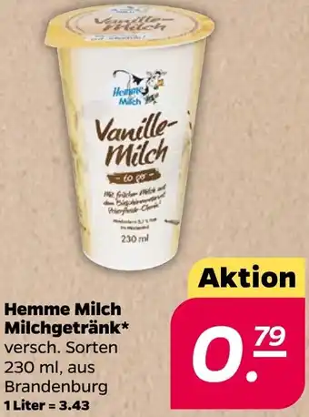 NETTO Hemme Milch Milchgetränk Angebot