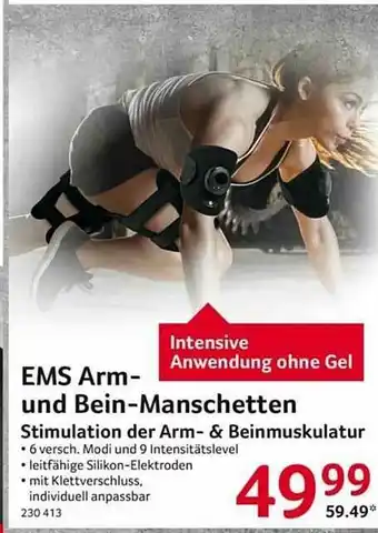 Selgros Ems Arm- Und Bein-manschetten Stimulation Der Arm- & Beinmuskulatur Angebot