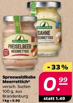 NETTO SpreewaldRabe Meerrettich Angebot