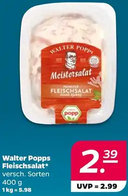 NETTO Walter Popps Fleischsalat Angebot