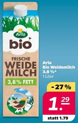 NETTO Arla Bio Weidemilch 3,8% Angebot