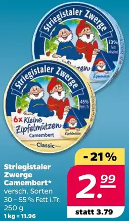 NETTO Striegistaler Zwerge Camembert Angebot