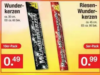 Zimmermann Wunderkerzen Oder Riesen Angebot