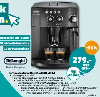 PENNY Delonghi Kaffeevollautomat Magnifica ESAM 4000.B Angebot