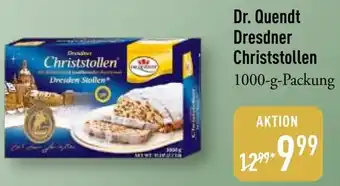 Galeria Markthalle Dr. Quendt Dresdner Christstollen Angebot