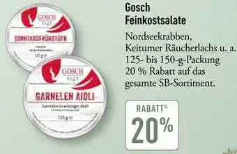 Galeria Markthalle Gosch Feinkostsalate Angebot