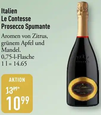 Galeria Markthalle Italien Le Contesse Prosecco Spumante Angebot