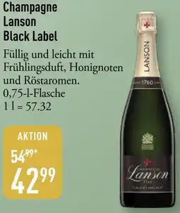 Galeria Markthalle Champagne Lanson Black Label Angebot