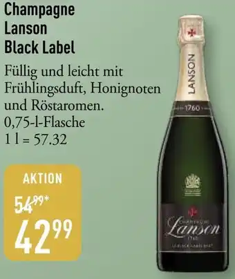 Galeria Markthalle Champagne Lanson Black Label Angebot