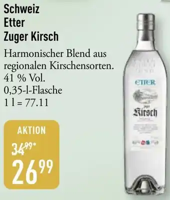 Galeria Markthalle Schweiz Etter Zuger Kirsch Angebot