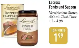 Galeria Markthalle Lacroix Fonds und Suppen Angebot