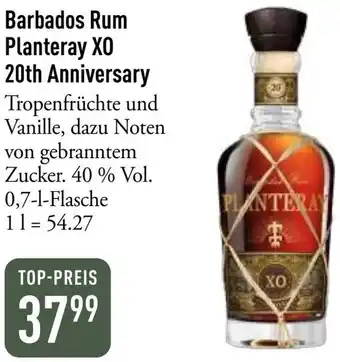Galeria Markthalle Barbados Rum Planteray XO 20th Anniversary Angebot
