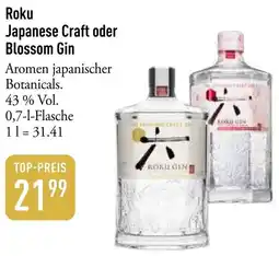 Galeria Markthalle Roku Japanese Craft oder Blossom Gin Angebot