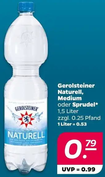 NETTO Gerolsteiner Naturell, Medium oder Sprudel Angebot