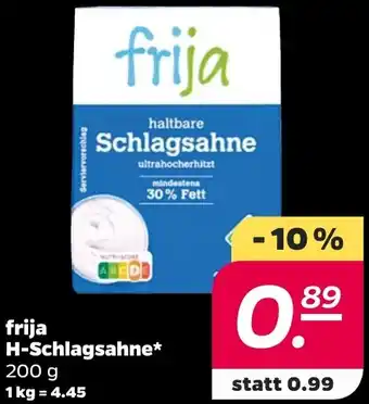 NETTO frija H-Schlagsahne Angebot