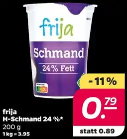 NETTO frija H-Schmand 24 % Angebot