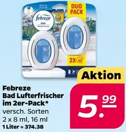 NETTO Febreze Bad Lufterfrischer im 2er-Pack Angebot