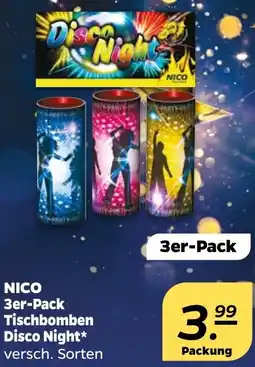 NETTO NICO 3er-Pack Tischbomben Disco Night Angebot