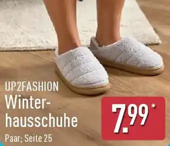Aldi Nord UP2FASHION Winterhausschuhe Angebot