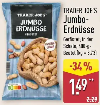 Aldi Nord TRADER JOE'S Jumbo Erdnüsse Angebot