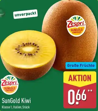 Aldi Nord Zespri SunGold Kiwi Angebot