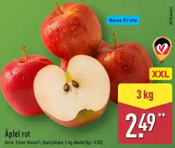 Aldi Nord Äpfel rot Angebot