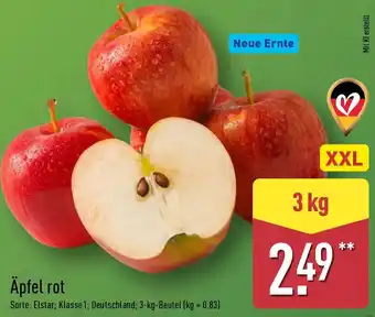 Aldi Nord Äpfel rot Angebot