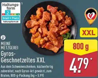 Aldi Nord MEINE METZGEREI Gyros Geschnetzeltes XXL Angebot
