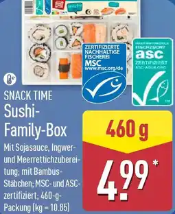 Aldi Nord SNACK TIME Sushi Family-Box Angebot