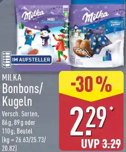 Aldi Nord MILKA Bonbons/ Kugeln Angebot