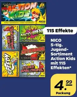 NETTO NICO 5-tlg. Jugend Sortiment Action Kids mit 115 Effekten Angebot