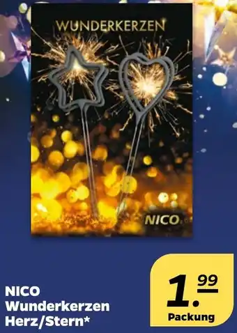 NETTO NICO Wunderkerzen Herz/Stern Angebot