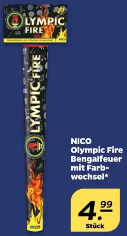 NETTO NICO Olympic Fire Bengalfeuer mit Farbwechsel Angebot