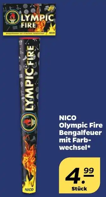 NETTO NICO Olympic Fire Bengalfeuer mit Farbwechsel Angebot