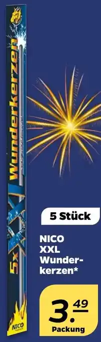 NETTO NICO XXL Wunderkerzen Angebot