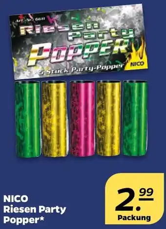 NETTO NICO Riesen Party Popper Angebot