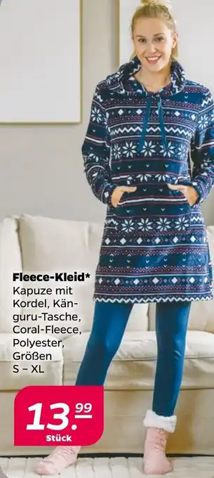 NETTO Fleece-Kleid Angebot
