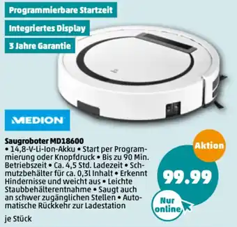 PENNY Medion Saugroboter MD18600 Angebot