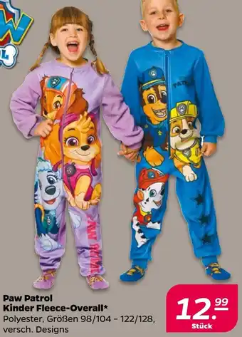 NETTO Paw Patrol Kinder Fleece-Overall Angebot