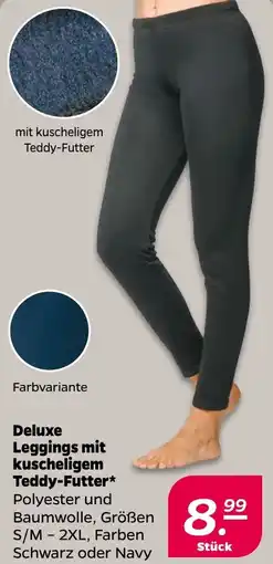 NETTO Deluxe Leggings mit kuscheligem Teddy-Futter Angebot