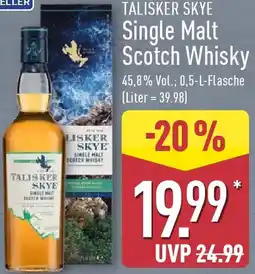 Aldi Nord TALISKER SKYE Single Malt Scotch Whisky Angebot