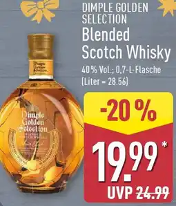Aldi Nord DIMPLE GOLDEN SELECTION Blended Scotch Whisky Angebot