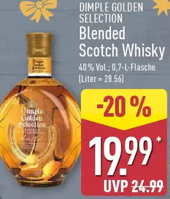 Aldi Nord DIMPLE GOLDEN SELECTION Blended Scotch Whisky Angebot