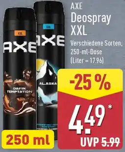 Aldi Nord AXE Deospray XXL Angebot