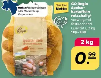 NETTO GO Regio Speisekartoffeln rotschalig Angebot