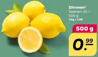 NETTO Zitronen Angebot
