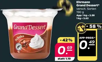 NETTO Ehrmann Grand Dessert Angebot