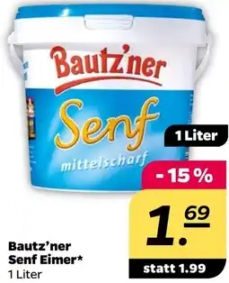 NETTO Bautz'ner Senf Eimer Angebot