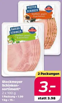 NETTO Stockmeyer Schinkensortiment Angebot