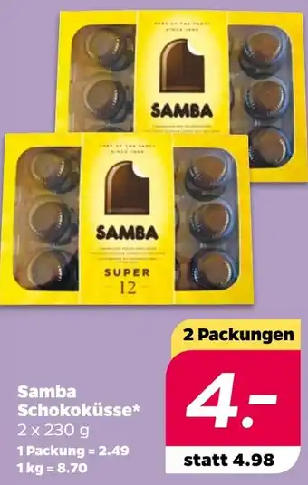 NETTO Samba Schokoküsse Angebot